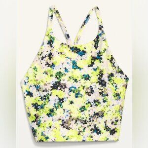 Old navy floral workout top